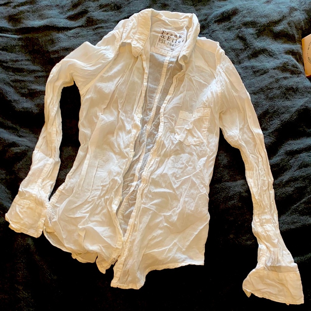 FRANK & EILEEN - COTTON BUTTON DOWN - XS